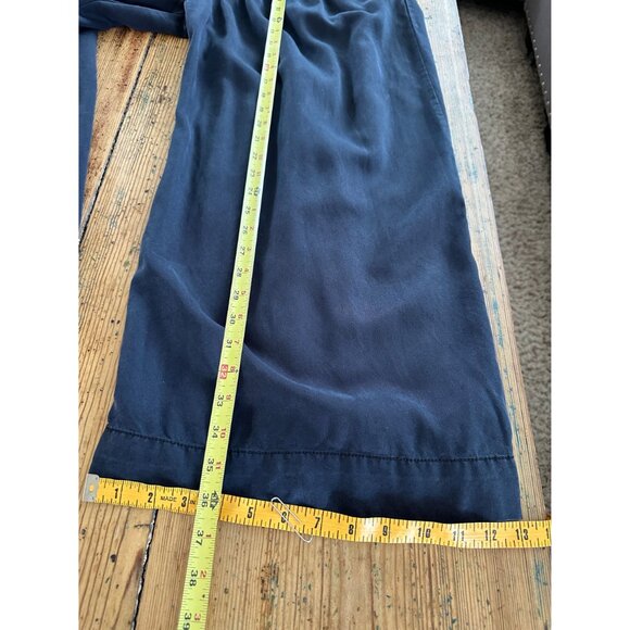 SOLD YFB Womens Black Wide Leg Pants Large button zipper dress pants pockets - Picture 7 of 9